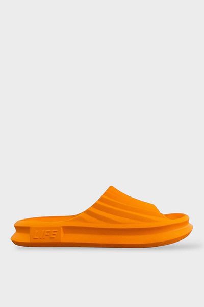 Liger Πορτοκαλί Eva Comfortable Γυναικείες Παντόφλες - Κατάλληλες για Παραλία και Πισίνα