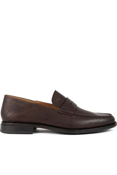 Sergio Moretti Brown Loafers Mens Shoes