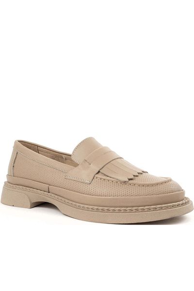 La Conte Beige Loafers Womens Shoes