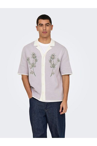 Only & Sons Strickpullover ONSRUN Gestricktes Polo-Hemd