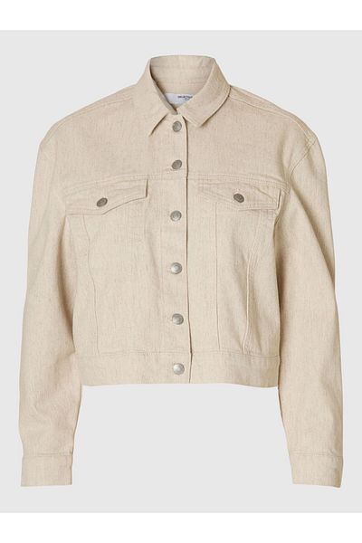 SELECTED Jeansjacke Cropped