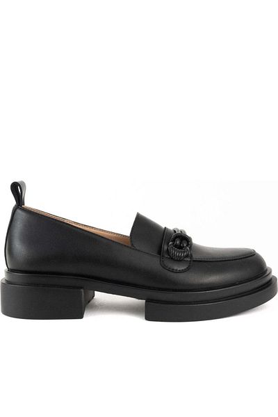 Santino Milano Black Loafers Womens Shoes
