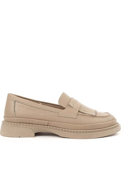 La Conte Beige Loafers Womens Shoes