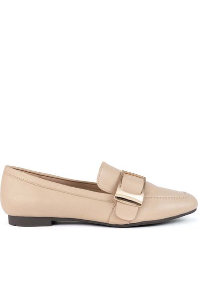 Stella New York Beige Loafers Womens Shoes