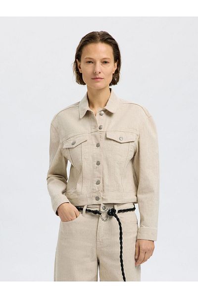 SELECTED Jeansjacke Cropped