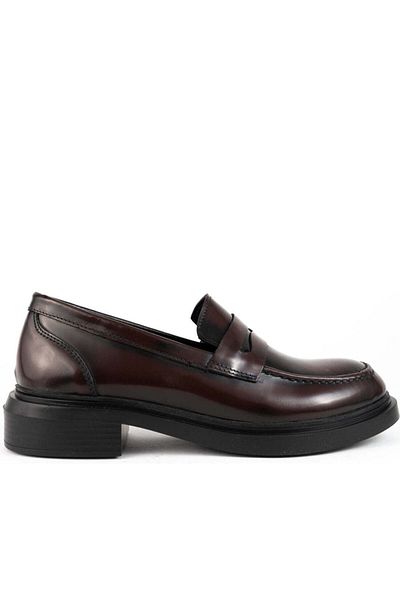 Sergio Moretti Red Loafers Womens Shoes