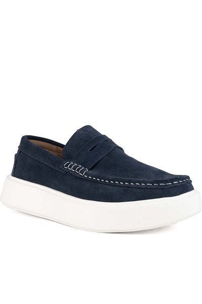 La Conte Mocasini Albastri Pantofi Barbati