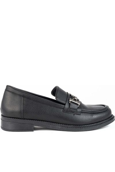 Vaani Black Loafers Womens Shoes