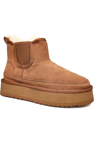 La Conte Brown Booties Womens Shoes