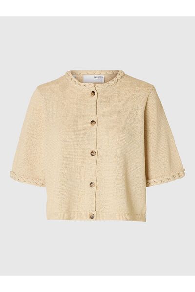 Selected Femme Strickjacke Baumwollmix