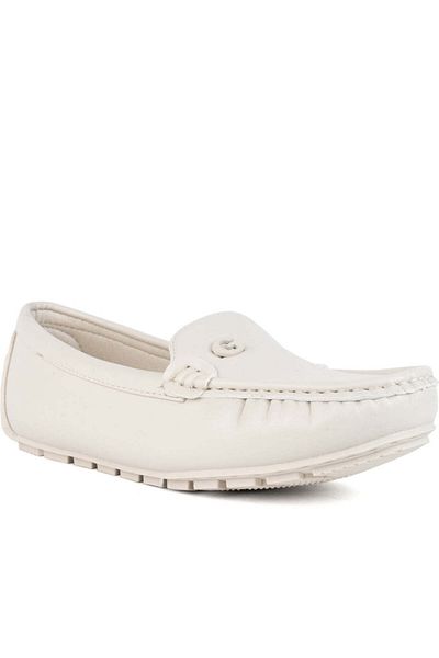 Stella New York White Moccasins Womens Shoes