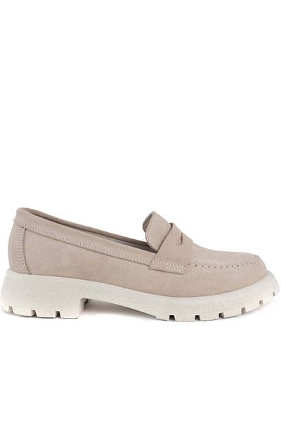 La Conte Beige Loafers Womens Shoes