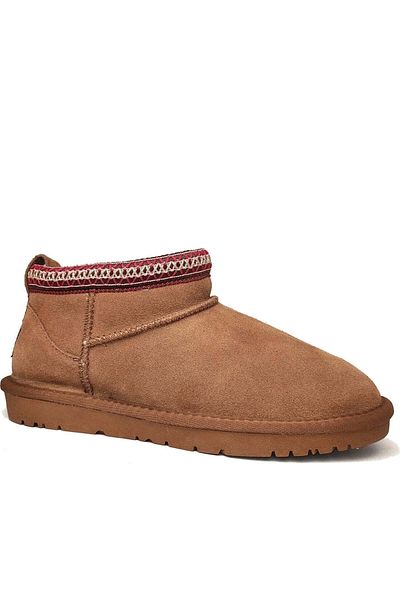 La Conte Brown Booties Womens Shoes