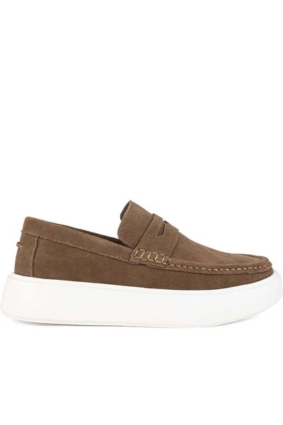 Sergio Moretti Brown Moccasins Mens Shoes