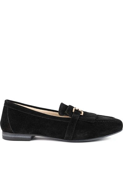 La Conte Black Loafers Womens Shoes