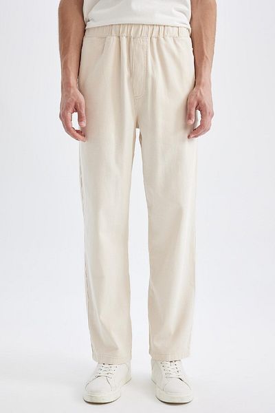 DeFacto C2727ax24sm Model Straight Fit Linen Trousers