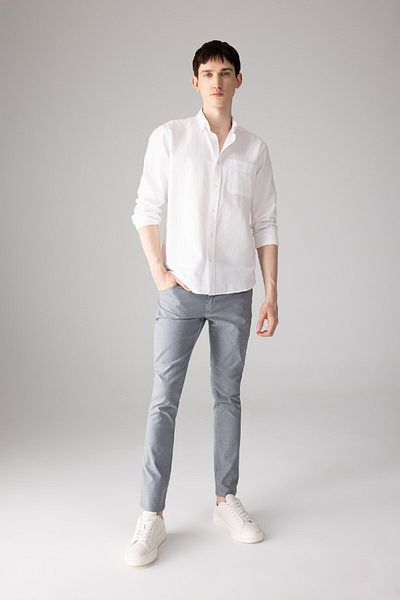 DeFacto Chino Canvas-Hose, schmale Passform, schmale Passform, schmales Bein mit Taschen, T1055az24sp