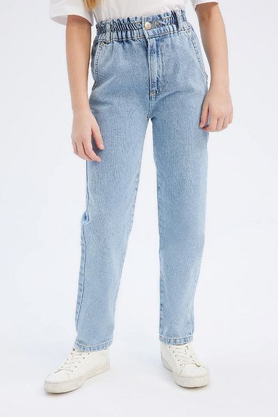 DeFacto Pantaloni de blugi din bumbac pentru fete D7112a825sm