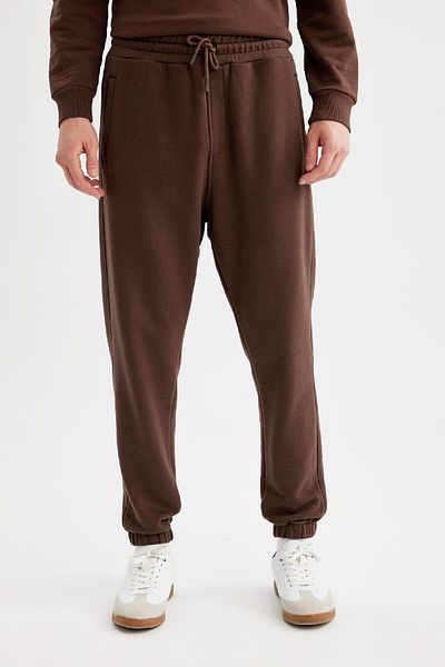 DeFacto Flanel Pocket - Lace Up Waist Elastic Regular Fit Sweatpants C1776ax23cw
