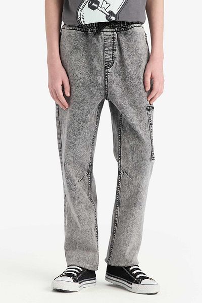 DeFacto Boy's Jogger Flexible Banded Leg Jeans Pants D6554A825Sp