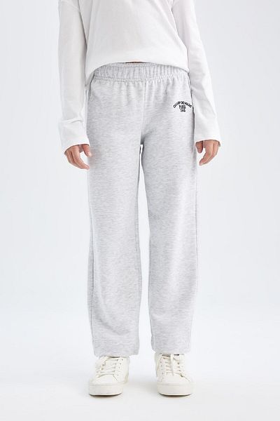 DeFacto Dívčí tepláky s potiskem Carrot Cut - Carrot Fit, Elastický pas D0738A824Au