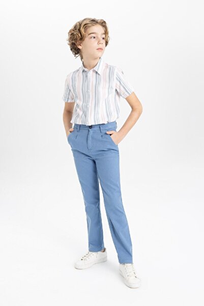 DeFacto Boy's Standard Leg Gabardine Trousers B7421a824sp
