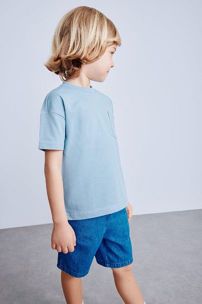 DeFacto Baby Boy Crew Neck Basic μασίφ κοντομάνικο μπλουζάκι B7005a525sm