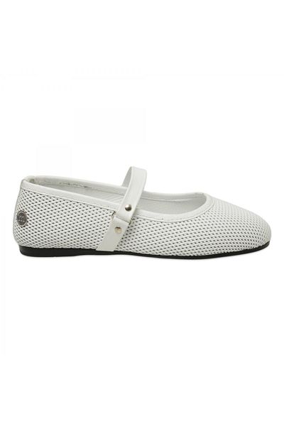 Mammamia D25Ya-7085 Balerini de damă Daily White