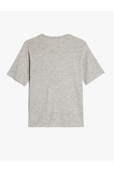 Koton Regular Fit Short Sleeve Crew Neck Cotton Basic T-Shirt