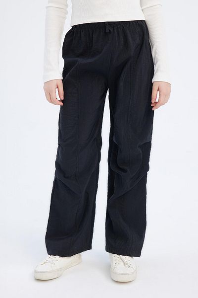 DeFacto Girls' Elastic Waist Straight Leg Parachute Pants D7605A825Sm