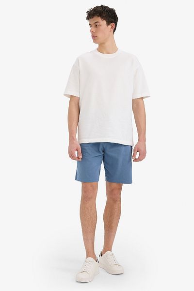 DeFacto Slim Fit Slim Fit Βαμβακερό Basic ίσιο βερμούδα με τσέπες W1105az25sp