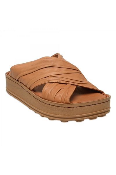 Mammamia D25Yt-1430 Daily Tan Women's Slippers