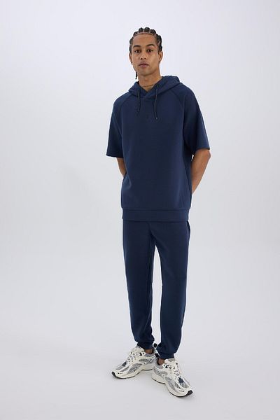 DeFacto Slim Fit Sportsman Jogger Trainingsanzug – Slim Fit Skuba Diver Stoff – Standard Bein Taille