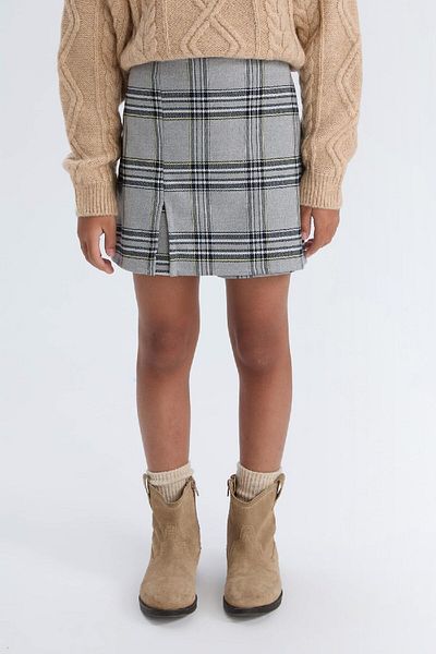 DeFacto Girl's Plaid Shorts Skirt - D7084A824Wn
