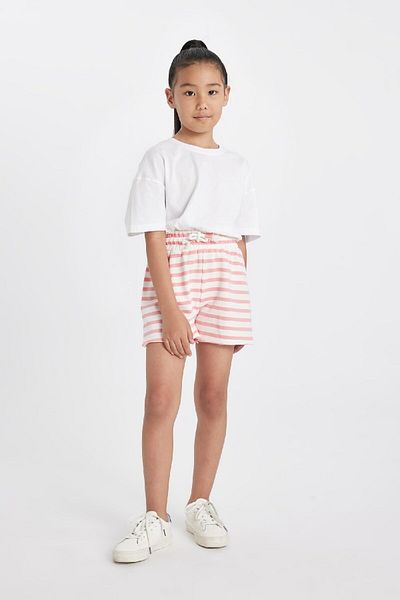 DeFacto Girl's Striped Shorts D0902A824HS