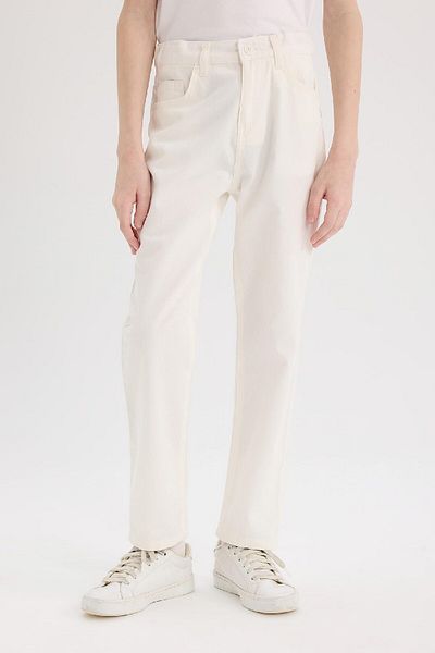DeFacto Boy's Straight Leg Gabardine Trousers X4224A625Sm