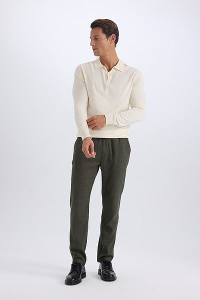 DeFacto Jogger Pants Straight Leg with Lace-Up Waist Pocket D8641Ax24Au