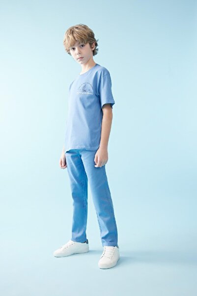 DeFacto Boy's Standard Leg Gabardine Trousers B7421a824sp
