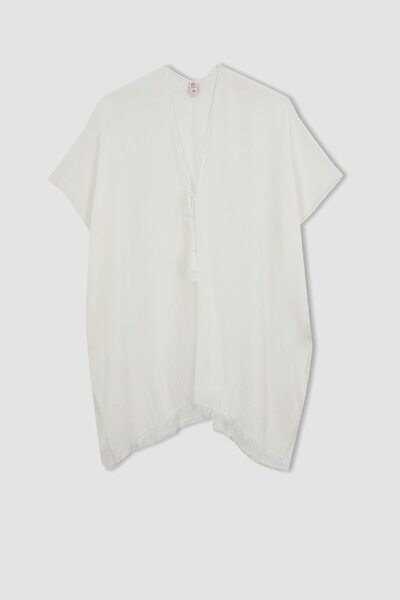 DeFacto Regular Fit Pamuklu Kimono-fall In Love Z0696az24sm