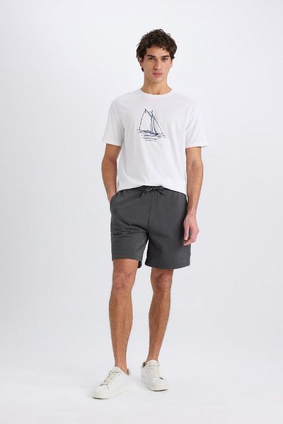 DeFacto Regular Fit Straight Leg Basic ίσιο σορτς B8672ax25sp