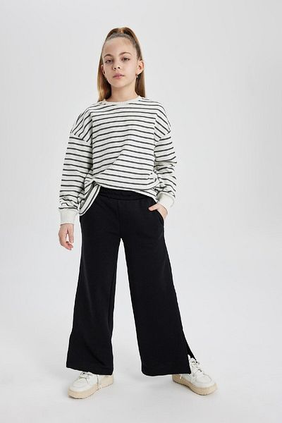 DeFacto Mädchenhose mit weitem Bein und weitem Schlitz, C0310a824sm