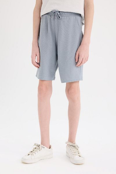 DeFacto Boy's Elastic Waist Pocket Pique Shorts B5925A825Sm