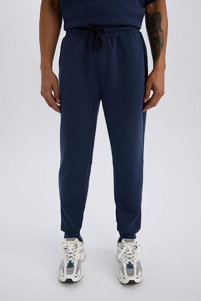 DeFacto Slim Fit Sportsman Jogger Trainingsanzug – Slim Fit Skuba Diver Stoff – Standard Bein Taille