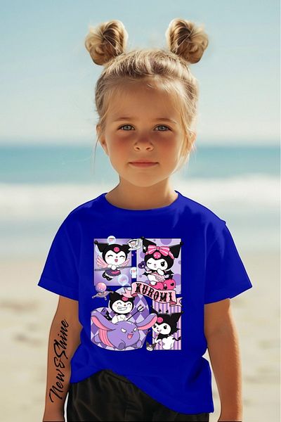 New Shine În căruciorul 6 și mai sus, 1 tricou este cadou pentru achiziții - Tricou pentru copii oversize imprimat Kuromi
