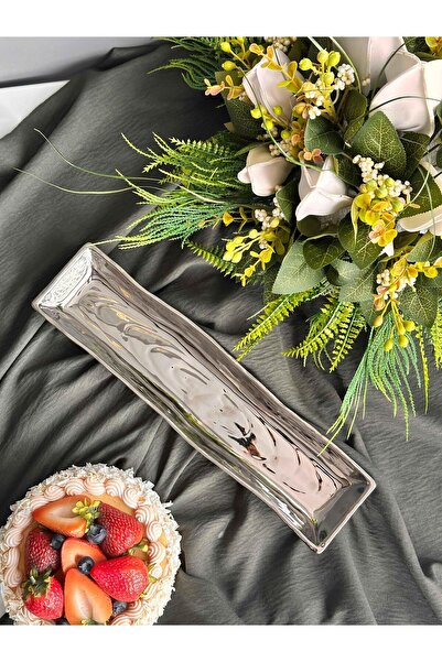 Mikasa Moor Gümüş Dikdörtgen Servis Tabağı