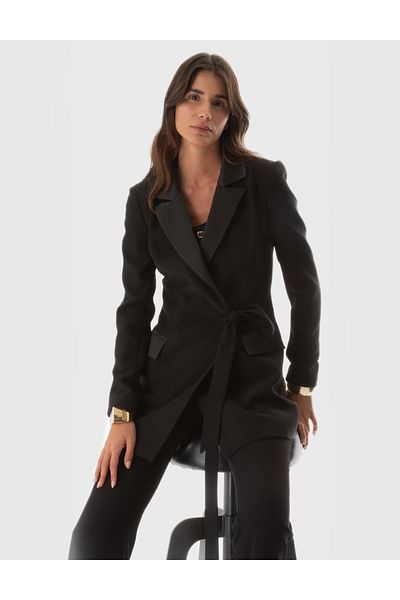 İLVİ Black Abelia Women's Jacket Dress
