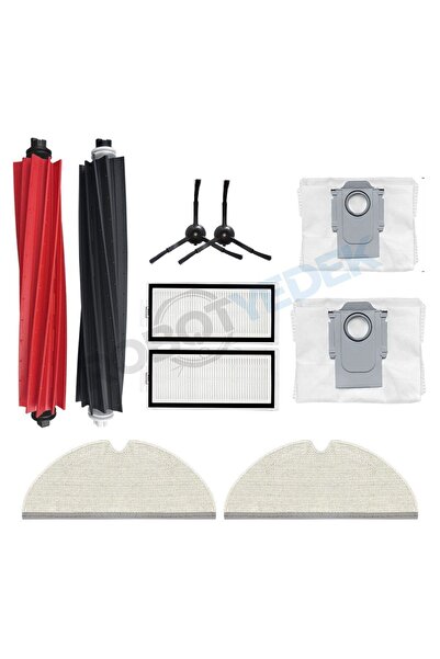 robotyedek روبوروك كيو8 ماكس بلس (ليس كيو8 ماكس برو!!!) فرشاة بديلة متوافقة م...