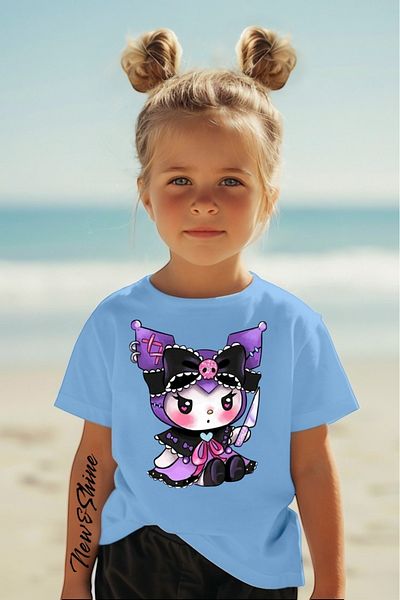 New Shine În căruciorul 6 și mai sus, 1 tricou este cadou pentru achiziții - Tricou pentru copii oversize imprimat Kuromi