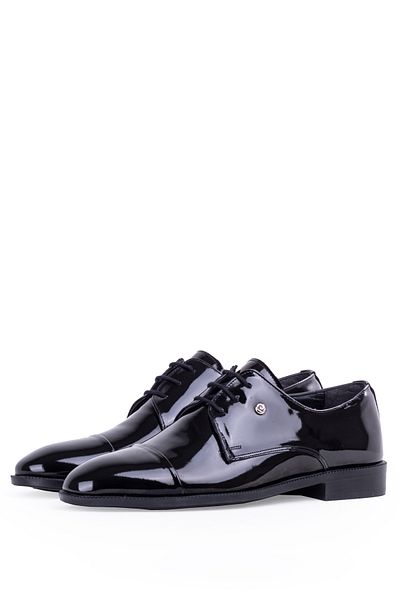 Pierre Cardin 7028 Pantofi pentru bărbați din piele lacuită strălucitoare