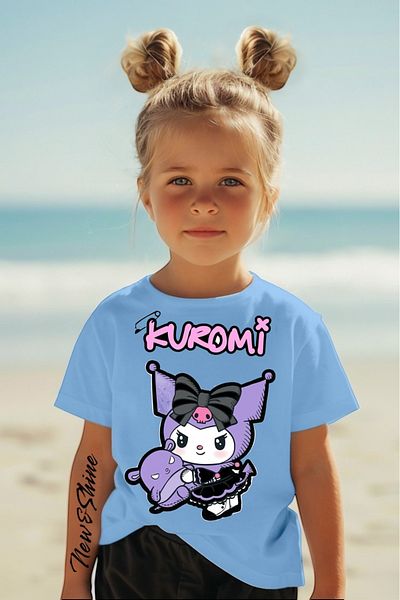 New Shine În căruciorul 6 și mai sus, 1 tricou este cadou pentru achiziții - Tricou pentru copii oversize imprimat Kuromi